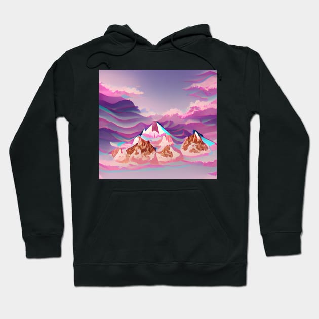 Aesthetic Mountains Concept Hoodie by Mihadom